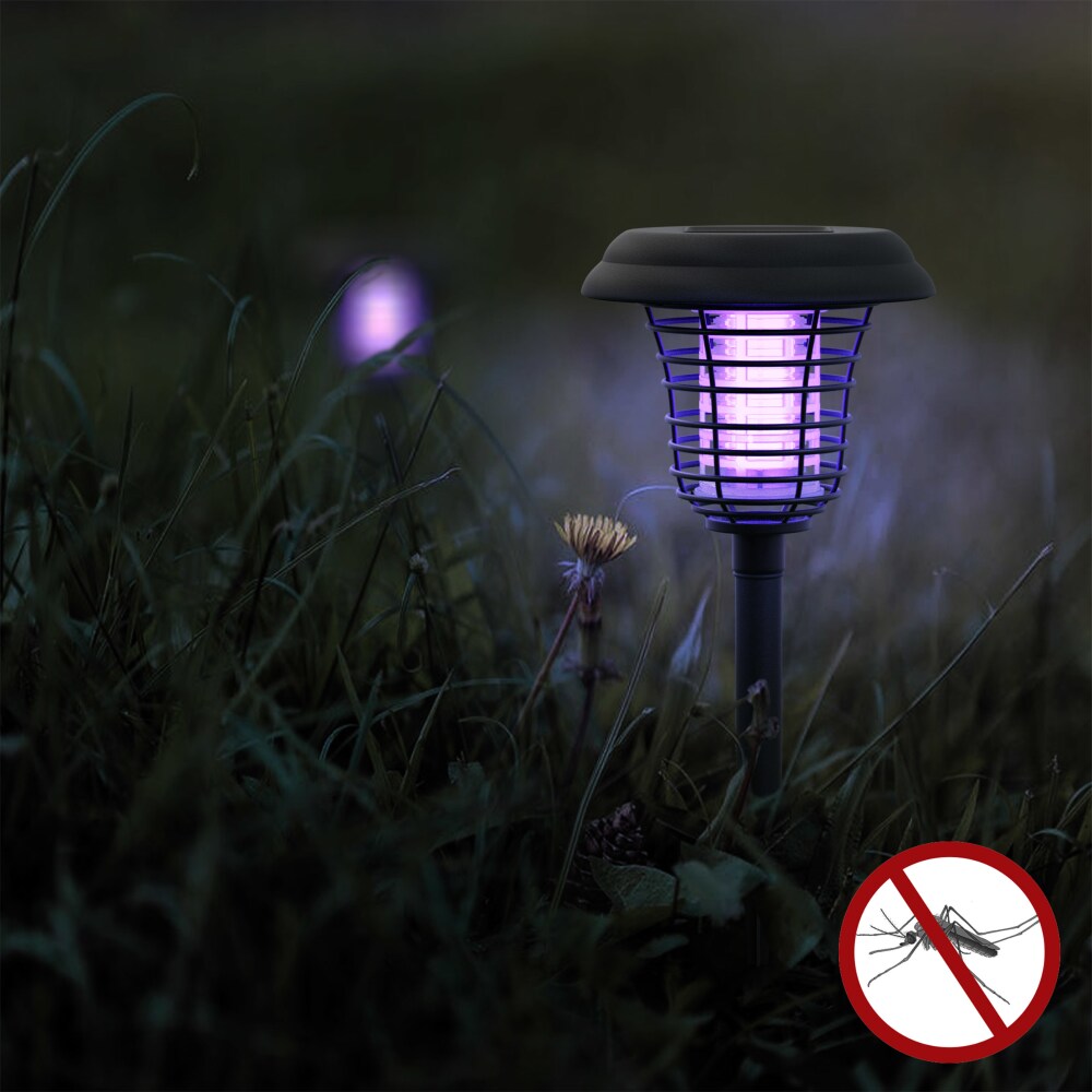 Solar Insect Killer with LED Light – Waterproof Garden Light for Mosquito Repulsion