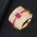 Monaco Design Luxury Statement Stackable Ring For Women