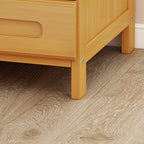 HanaCrate Japanese Nightstand | Solid Wood | 1 or 3 Drawers | Minimalist Design for Bedroom
