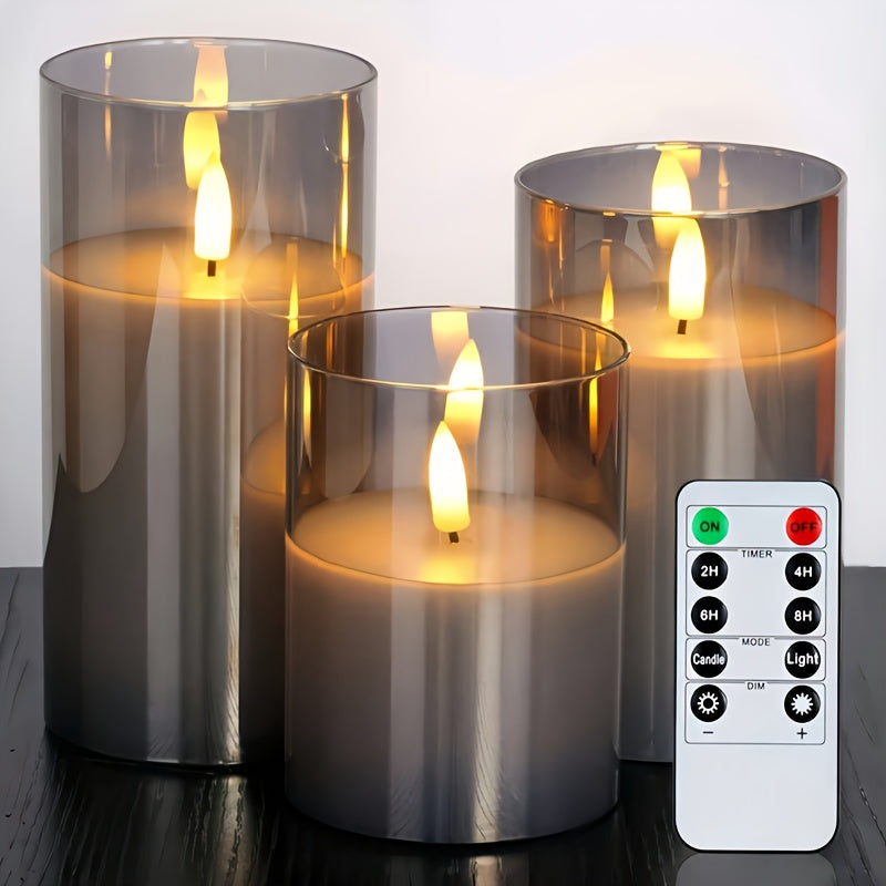 FlameFree LED Candle Set – Stylish Ambient Lighting for Indoor and Outdoor
