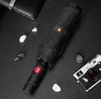 Automatic Sun & Rain Umbrella, with Anti UV Coating, Large Canopy & Anti-slip Handle, for Travel, Commute & More
