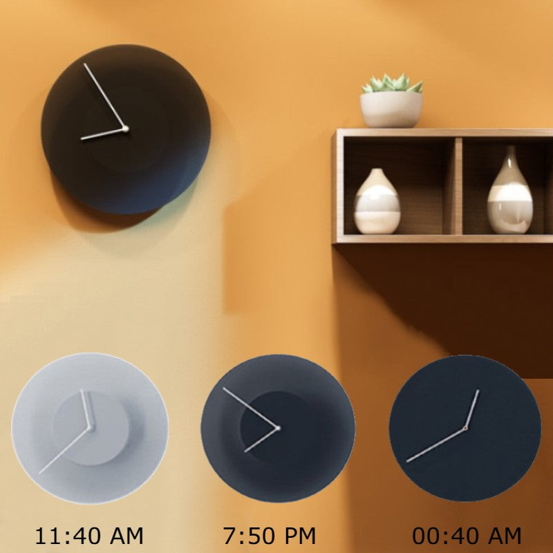 Cool Minimalist Gradient-Changing Wall Clock, for Office, Livingroom, Bedroom and More