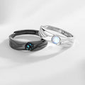 925 Sterling Silver Couple Rings for You and Your Partner, Best Gift for Valentine's Day