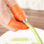 Finger Cots Protectors with Cutting Blade, for Cutting Green Onion, Garlic, Ginger & More