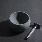 Stoneware Shaving Bowl, for Shaving Soap & Cream