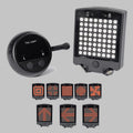 USB Rechargeable LED Bike Turn Signal Laser Light, with Remote Control & Waterproof Design