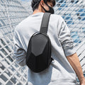 Fashion Sling Bag, with Waterproof Hard Shell, Large Capacity & Breathable Fabric, for Travel, Work & Everyday Carry