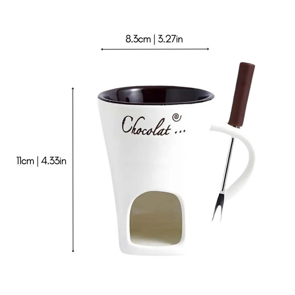 ChocoFondue - Elegant Bowl for Meltable Chocolate & Cheese
