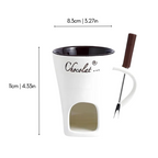 ChocoFondue - Elegant Bowl for Meltable Chocolate & Cheese