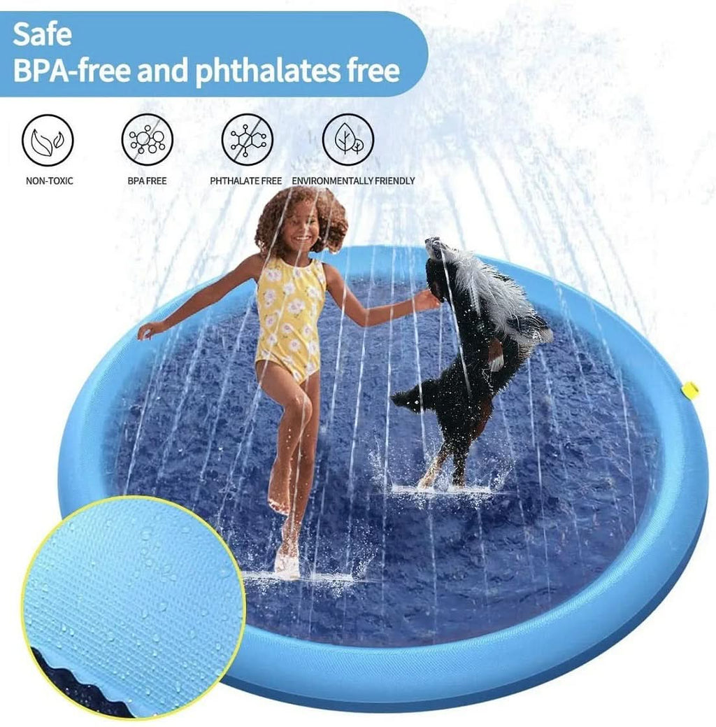 Interactive Water Mat for Dogs in Summer