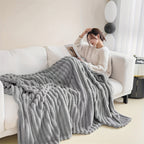 LuxeFleece – Elegant French Style Blanket for Comfort