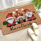 Doormat Gnome Christmas Decorations Indoor Outdoor