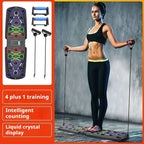 Compact fitness set for strength training & full-body workout at home