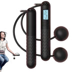 Wireless Jump Rope with Counter – Weighted Handles for Home Cardio Workouts