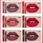 12 Colors Matte Lipstick Pencil