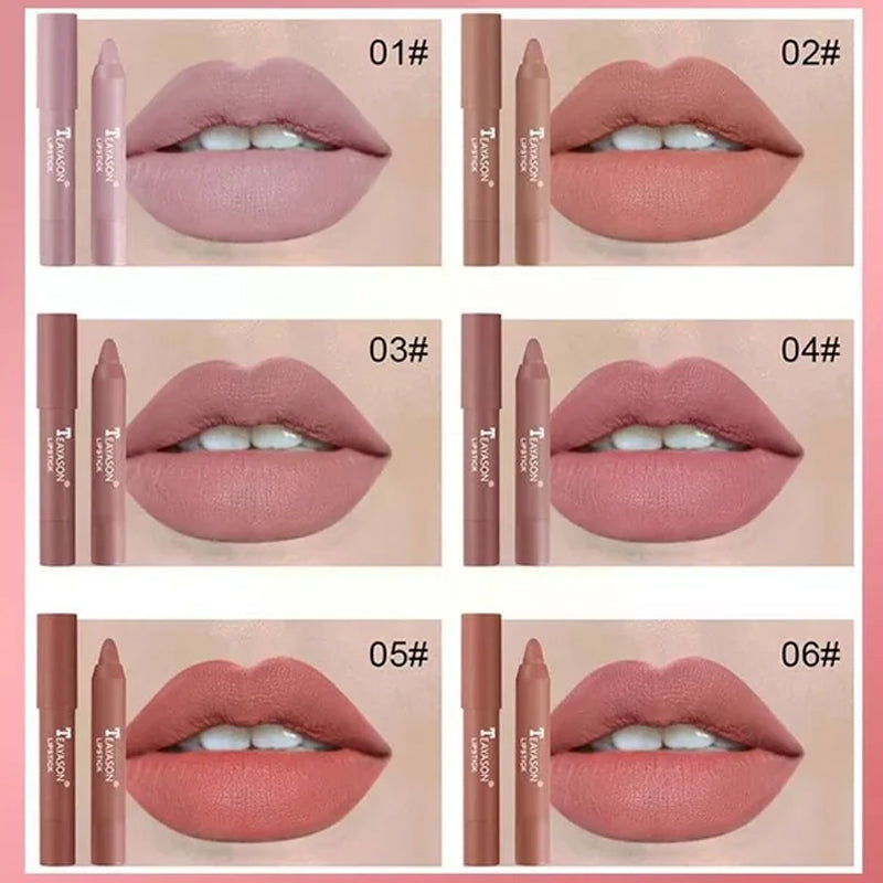 12 Colors Matte Lipstick Pencil