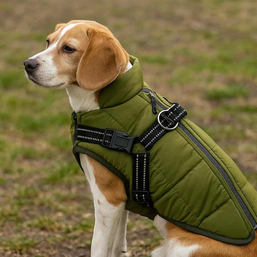 Dog Coat Harness Winter Walks