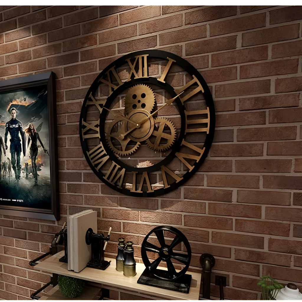 GearSphere Wall Clock in Gear Design