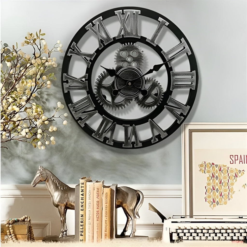 GearSphere Wall Clock in Gear Design