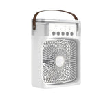 3-in-1 Air Cooler, Humidifier & Fan with LED Light – Portable USB Air Conditioner for Home & Office
