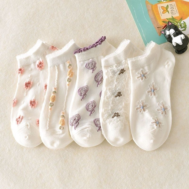 Breathable Mesh Ankle Socks