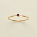 Dainty Birthstone Ring