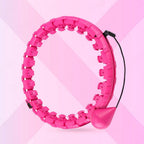 Adjustable hula hoop for effective home fitness & slim waistline