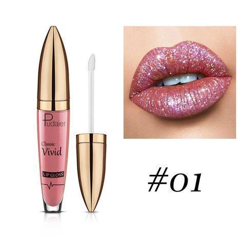 Shiny waterproof lip gloss