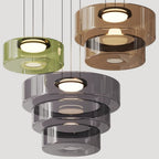 Modern Glass Pendant Lamp in Bauhaus Style - AuroraSphere