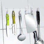 Multifunctional transparent 6 hooks