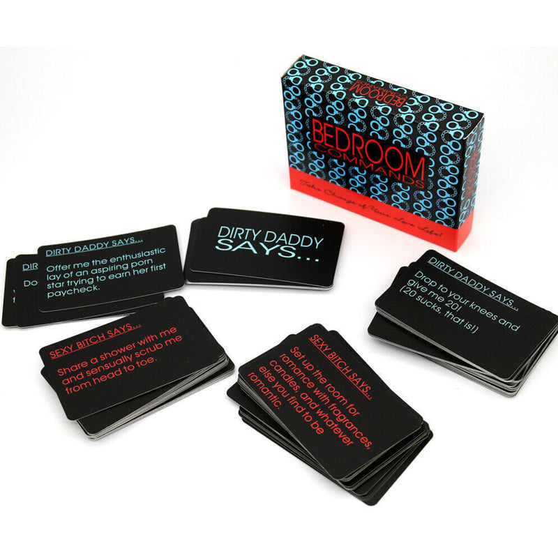 Bedroom Commands Adult Couples Card Game (108 Cards)