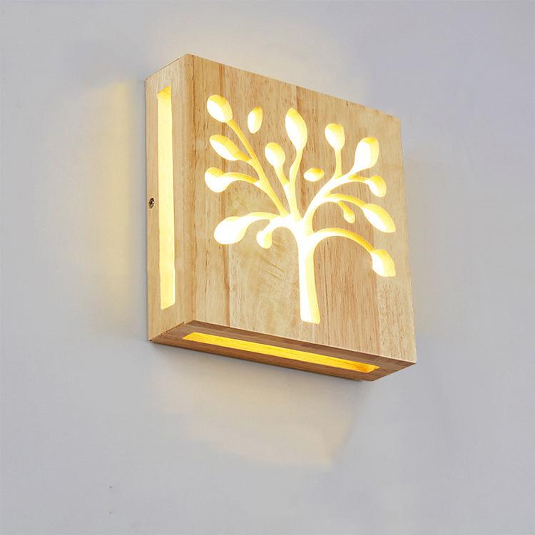 Wall lamp - WoodGlow - Elegant LED - Essence of life indoors outdoors