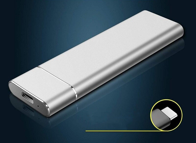 8TB Portable SSD External Hard Drive with USB 3.1 for Fast File Transfer – Lightweight and Compact Design