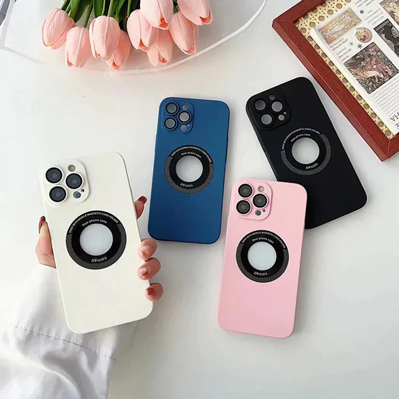 Stylish Magnetic Charging Case for iPhone
