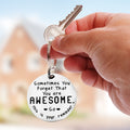 Inspiring best friend keychain