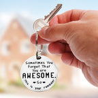 Inspiring best friend keychain