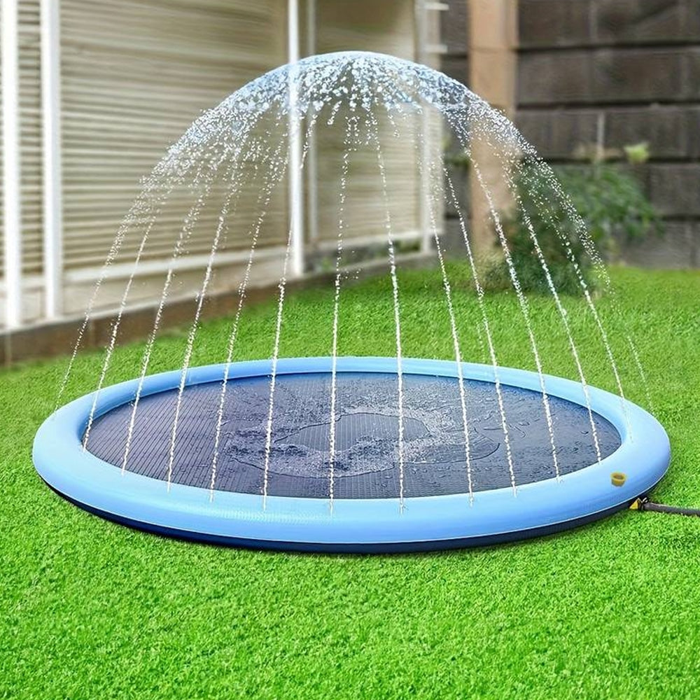 PawSplash Dog Bath – Inflatable Water Mat with Sprayers for Pets