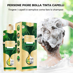 Foam shampoo for hair coloring