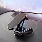 Foldable metal car phone holder