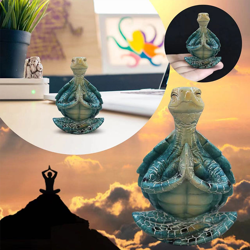 Sea Turtle Meditation Home Decoration