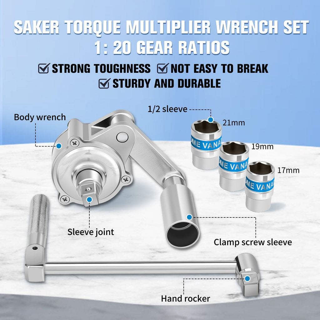 Torque multiplier cabinet set