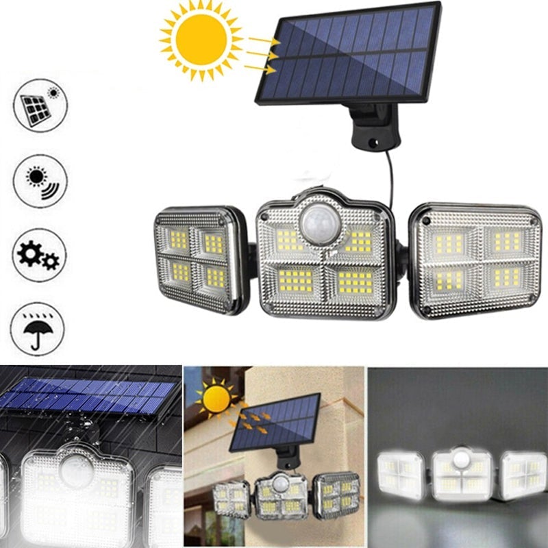 Solar Induction Wall Light Split with Remote Control