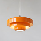 Multi-layer pendant light green 21 cm metal