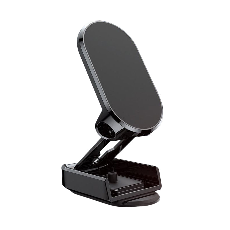Foldable metal car phone holder