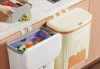 EcoBin Kitchen & Bathroom Wall Trash Can – 8.5L / 12L with Lid