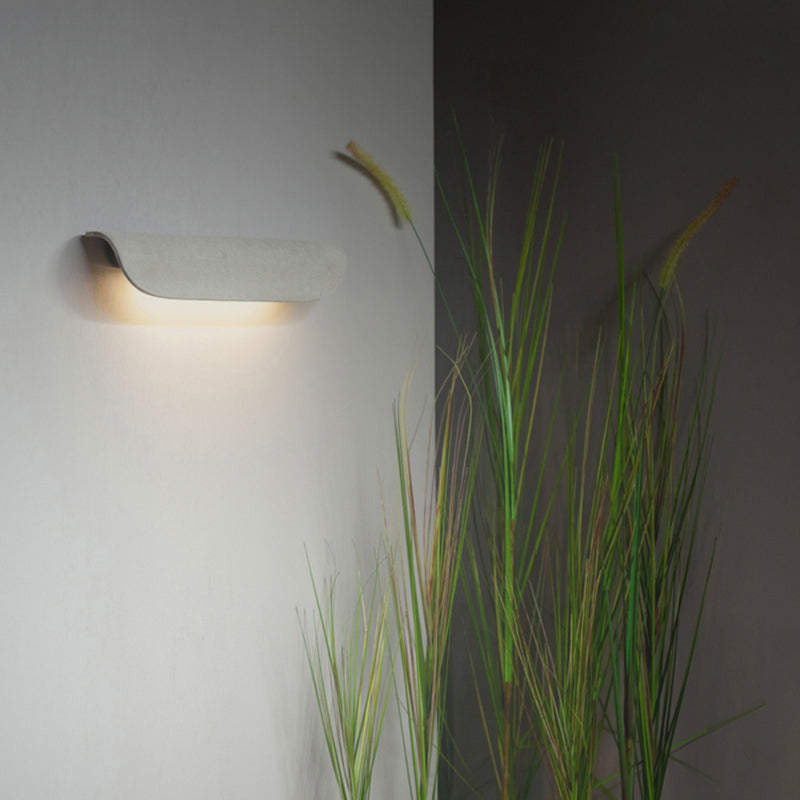 Modern Waterproof Curved Outdoor Wall Lamp