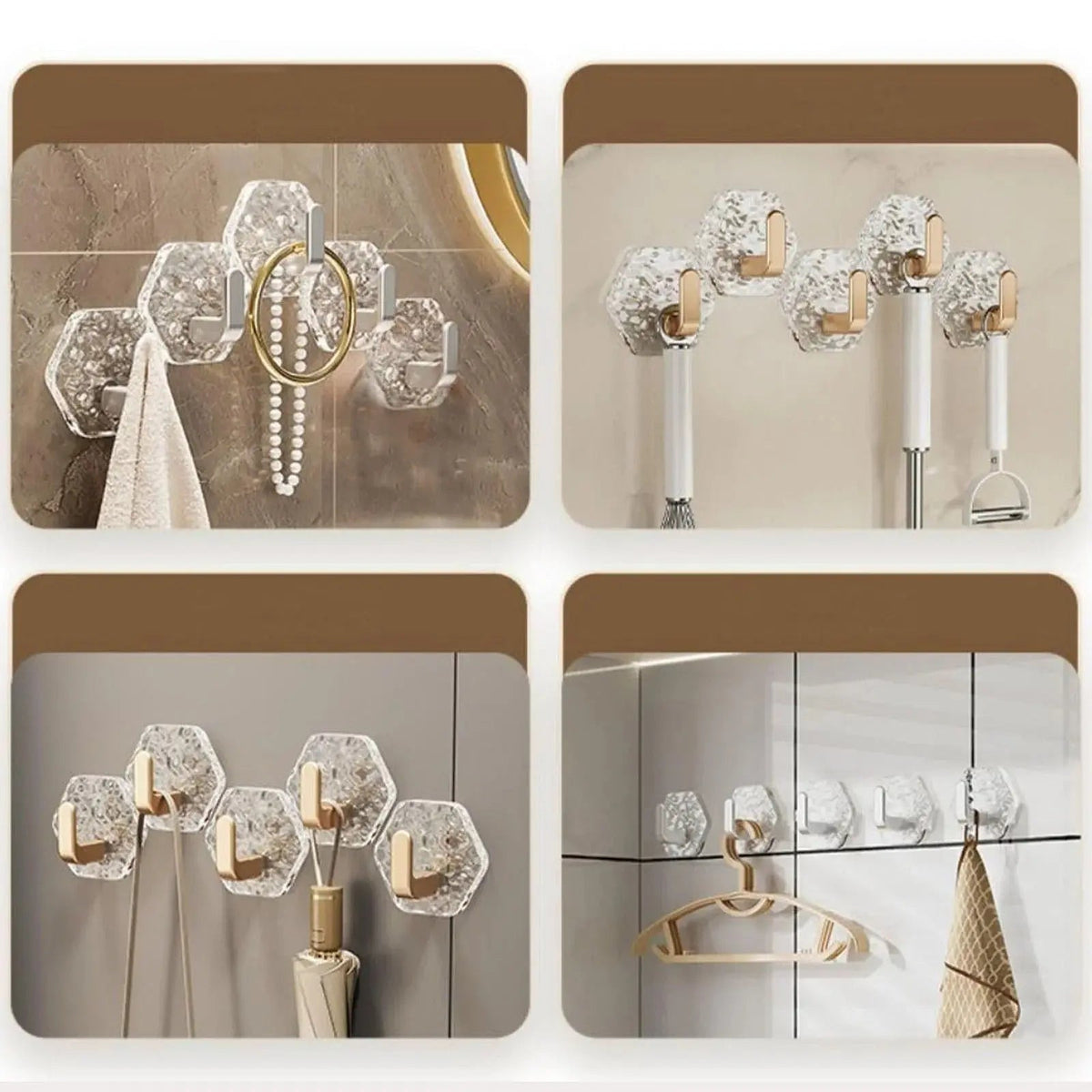 GoldFang Wall Hook — Lightning-fast organization that makes your walls shine!