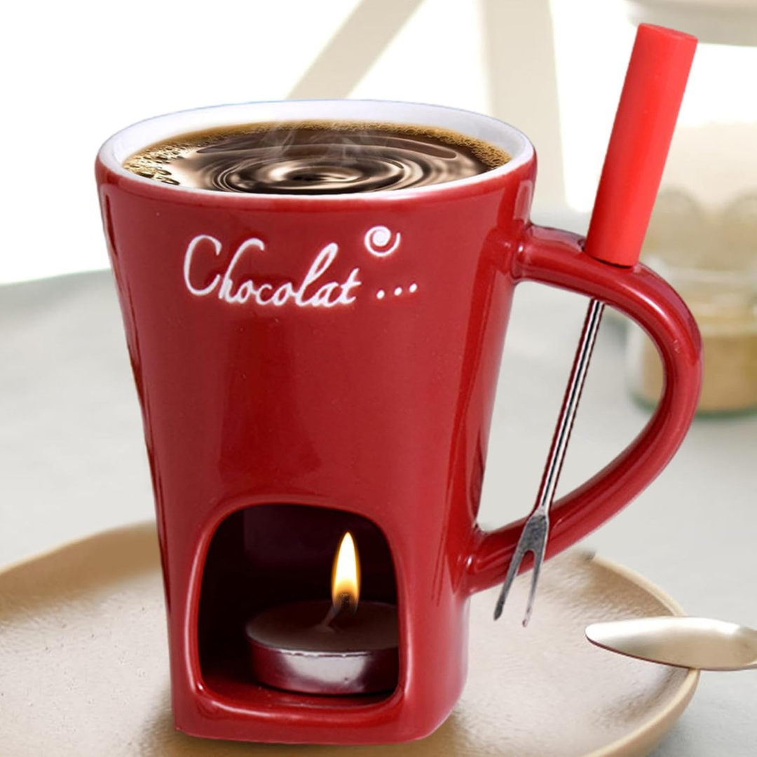 ChocoFondue - Elegant Bowl for Meltable Chocolate & Cheese