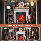 Fireplace DIY Book Nook Kit
