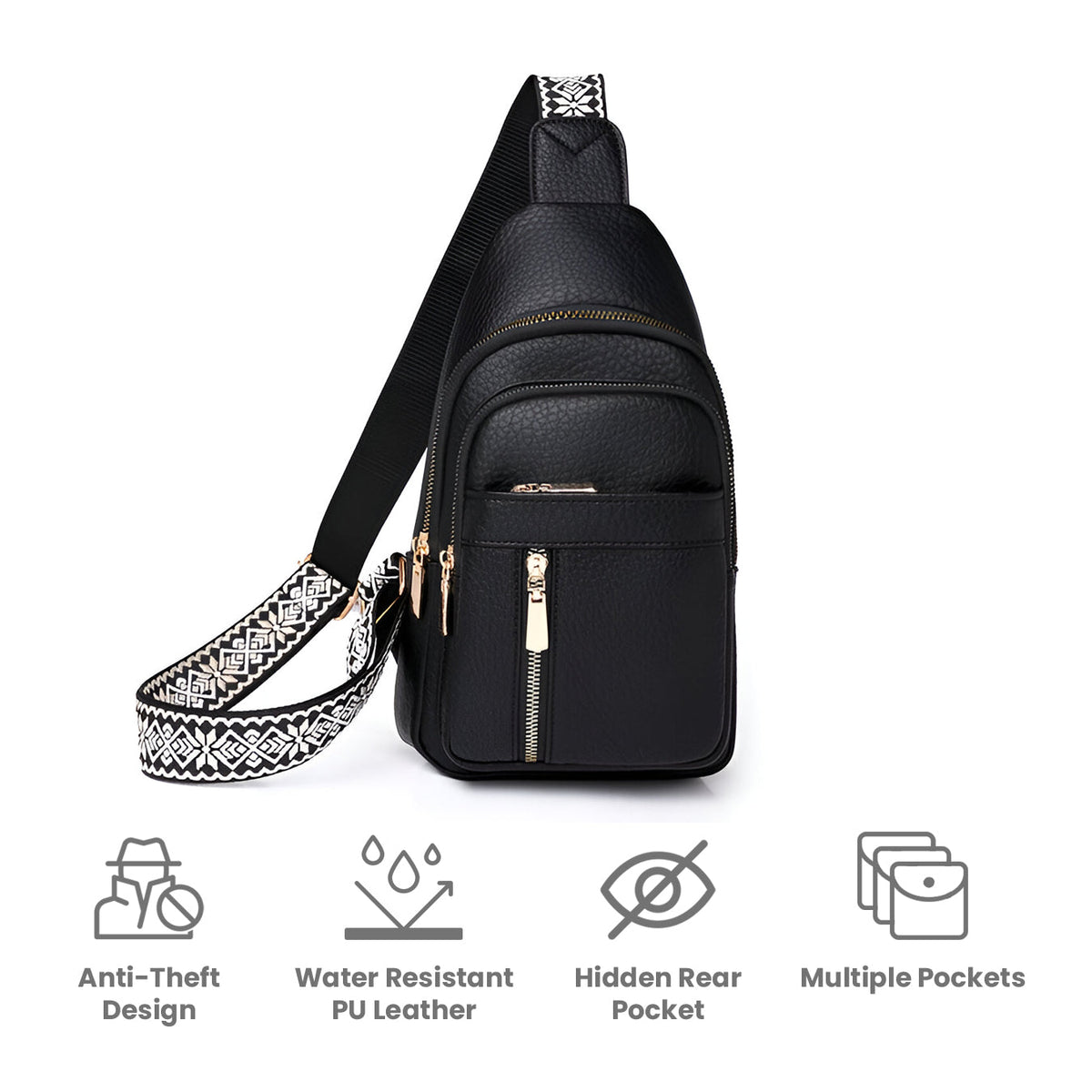 LuxuraGuard Chic Shoulder Bag | Stylish design against theft for safe everyday use